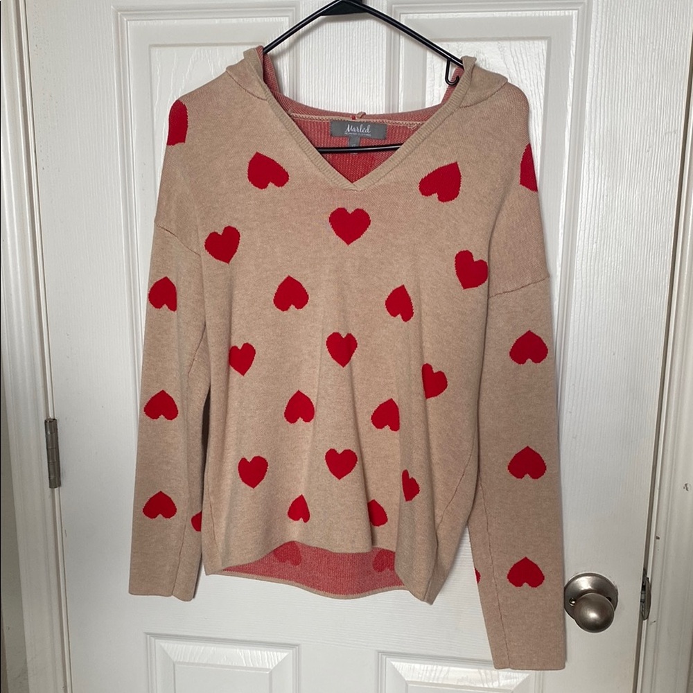 Marled Hooded Sweater